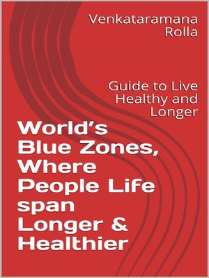 cover image of World's Blue Zones, Where People Life span Longer & Healthier
